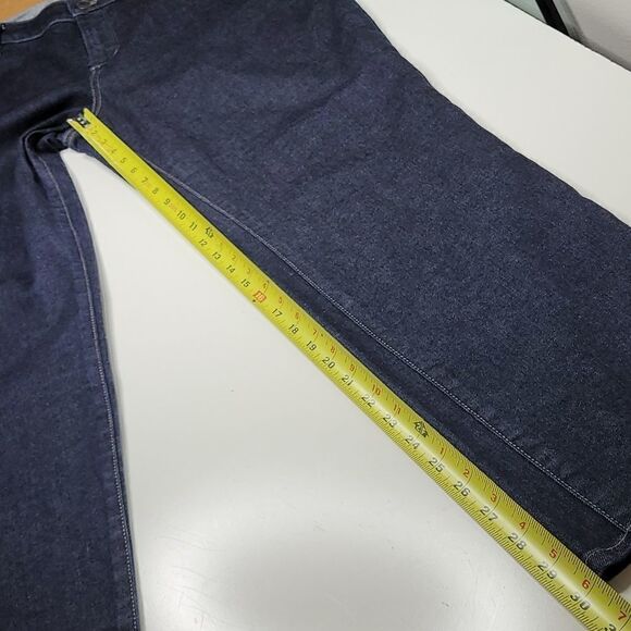NEW 16 TALBOTS slim ankle Flawless 5 pocket dark wash JEANS 1X NWOT - Picture 5 of 11